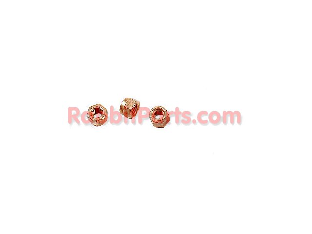 8mm Copper Plated Locking Exhaust Nut
