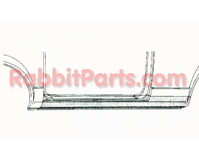 Rocker Panel/ Door Sill, 4dr, Right