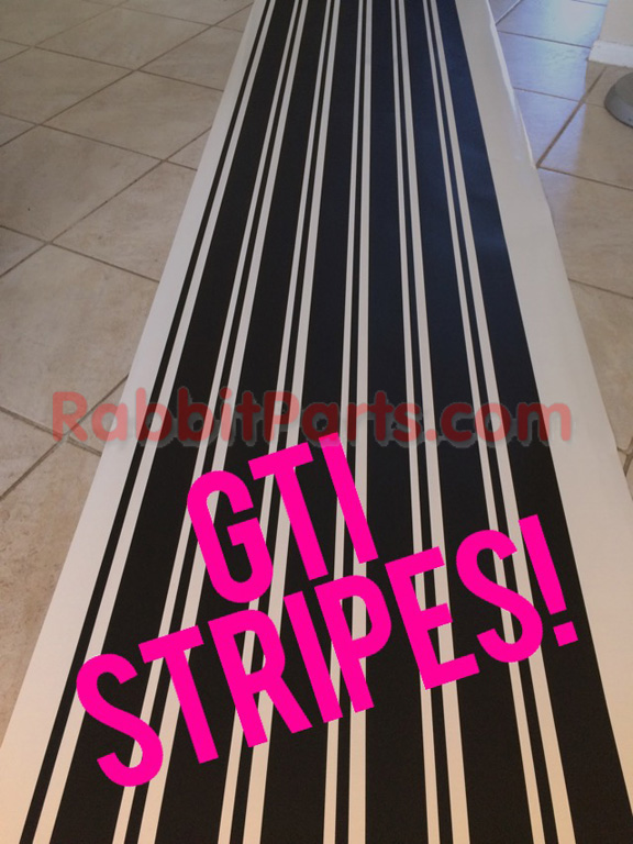 GTI Stripes for Rabbit & Rabbit Pickup - Black