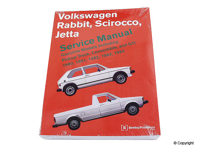 Bentley Service Repair Manual Rabbit, Scirocco, Jetta: 1980-1984