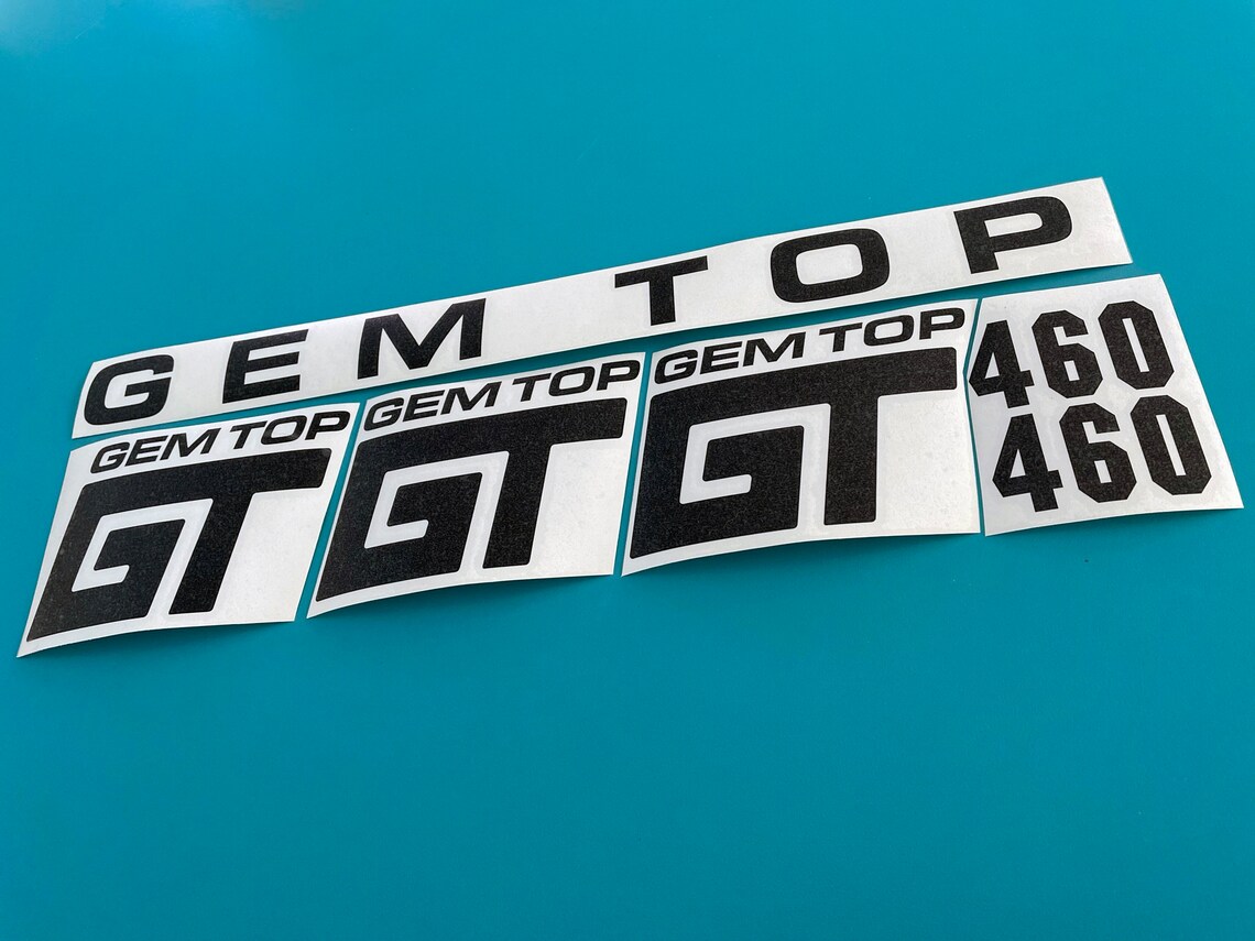 GEM TOP logo kit for VW Rabbit Pickup Caddy Cap Topper - Black